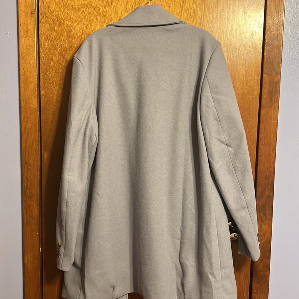 Men’s Grey Coat Size:S - Picture 3 of 3